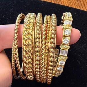 Gold Bangle Set